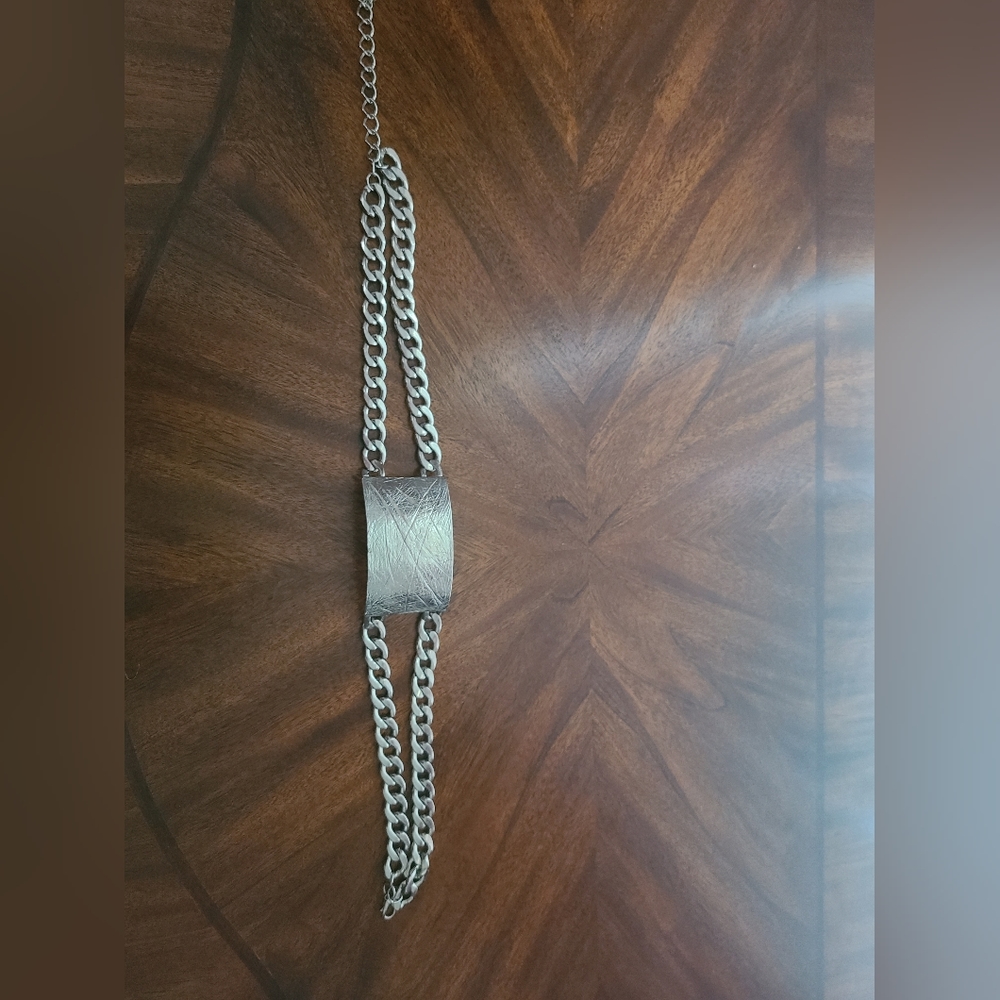 Gorgeous Statement Silver Chain Choker - image 5